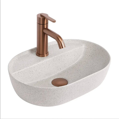 Aufsatzwaschbecken Aura 42 Sandy 42 × 30 cm – Beige