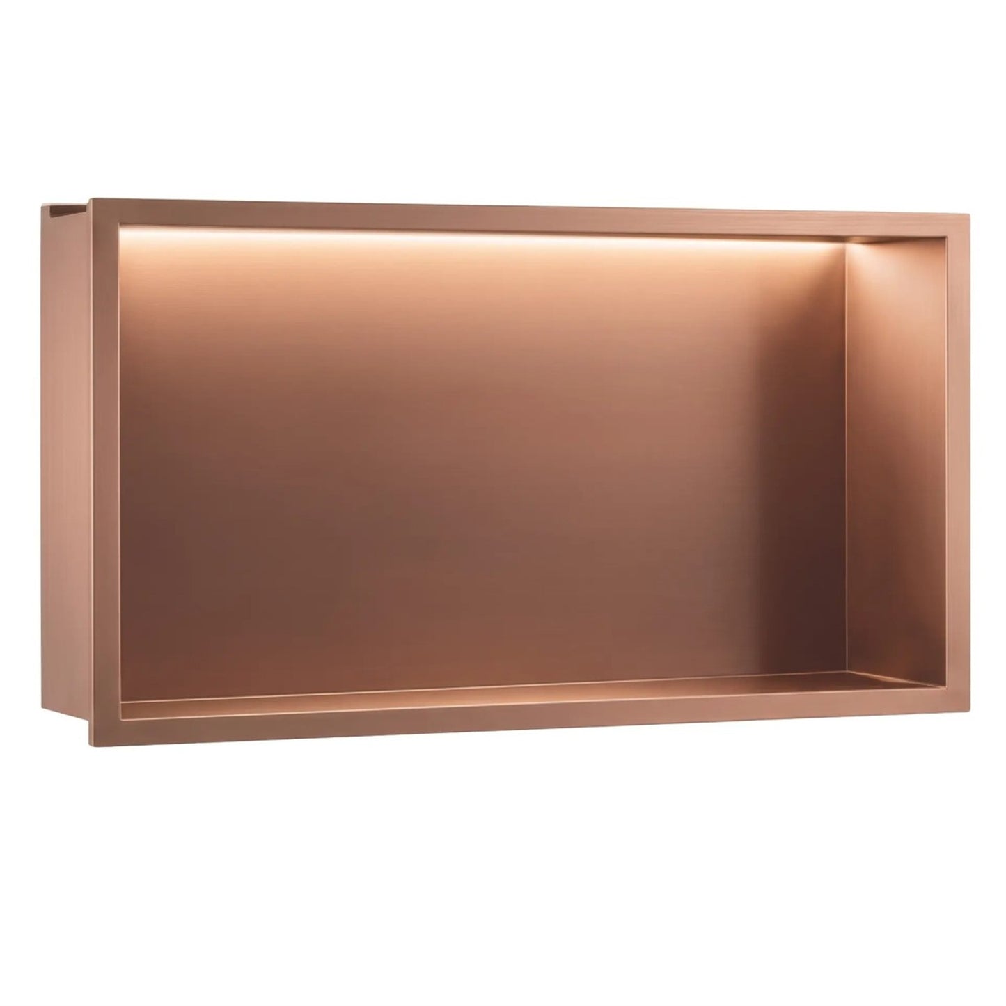LED-Wandnische – Kupfer Matt 63 × 33 cm