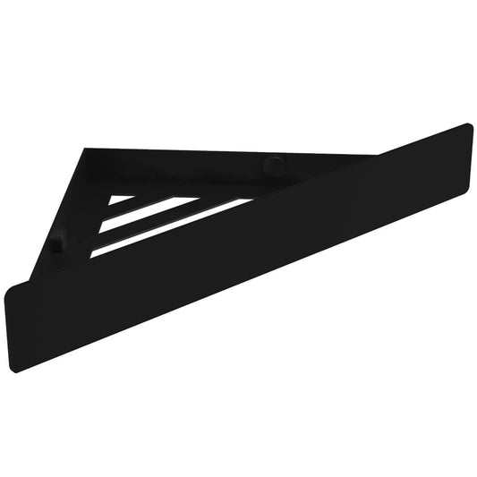 Badezimmerregal SF07 – Eckablage Edelstahl Schwarz Matt