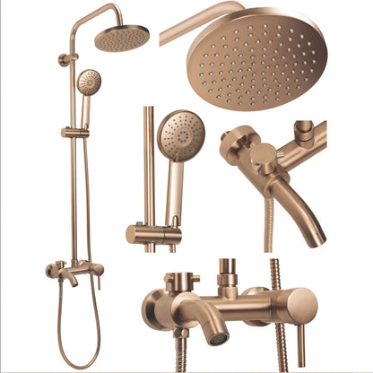 Duschset Luis – Kupfer Matt