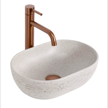 Aufsatzwaschbecken Mira Greige 38x25,5 cm
