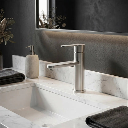 Waschtischarmatur Arcos – Chrom Matt Low