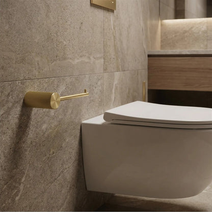 Toilettenpapierhalter Solo – Gold Matt