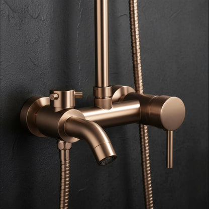 Duschset Luis – Kupfer Matt