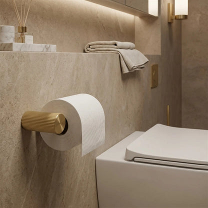 Toilettenpapierhalter Solo – Gold Matt