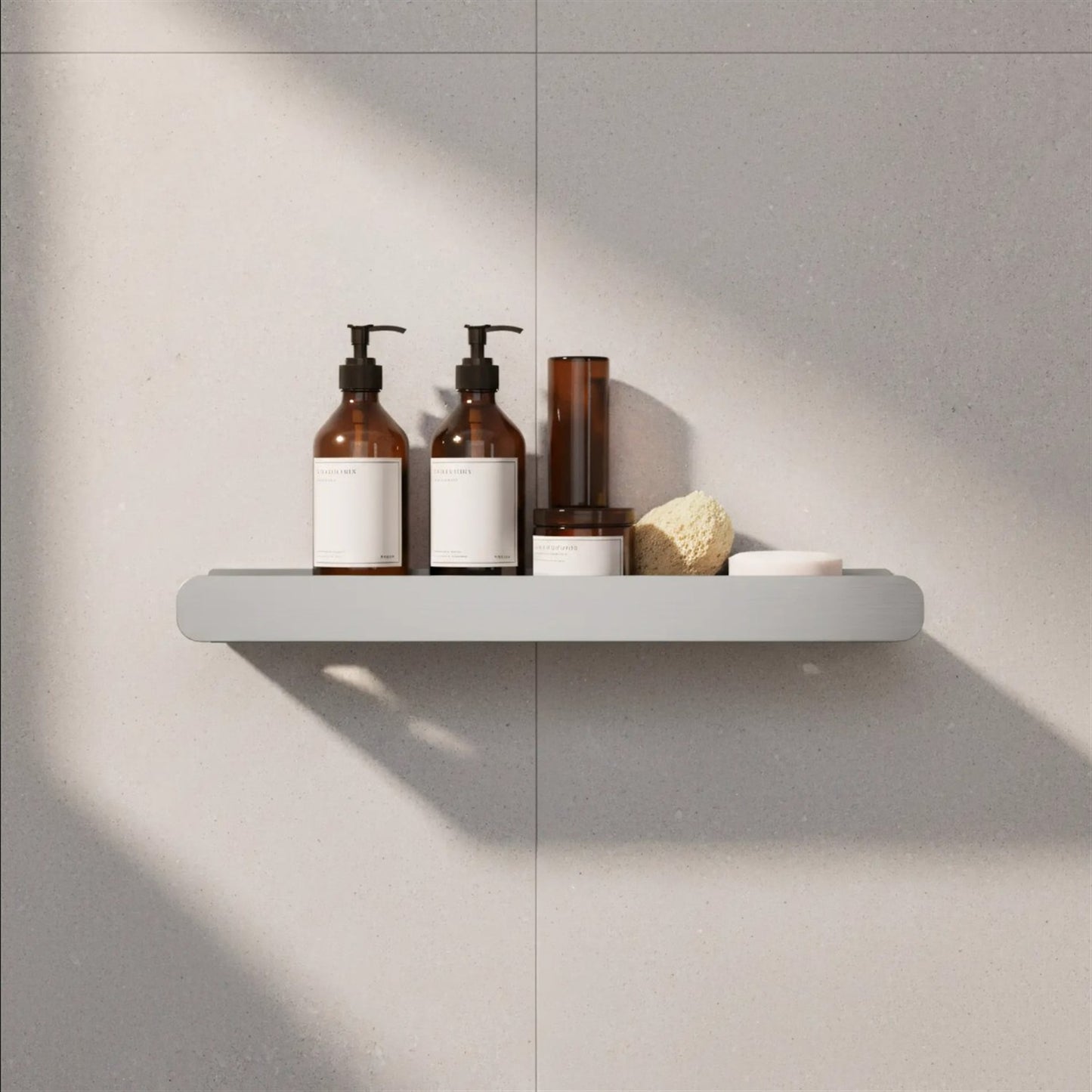 Badezimmerregal SF03 45 cm – Stahl Matt