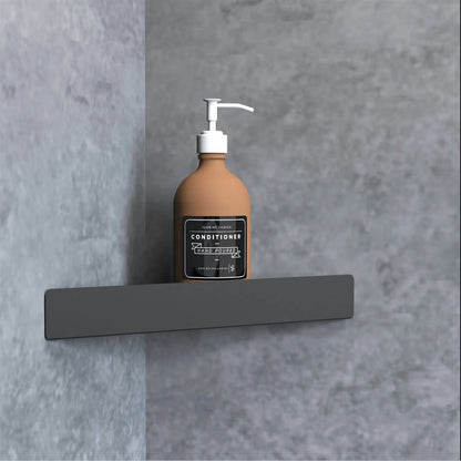 Badezimmerregal SF07 – Eckablage Edelstahl Schwarz Matt