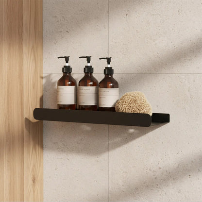 Badezimmerregal SF03 45 cm – Schwarz Matt