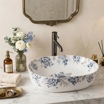 Aufsatzwaschbecken Veronica 485×350 mm – Matte Keramik