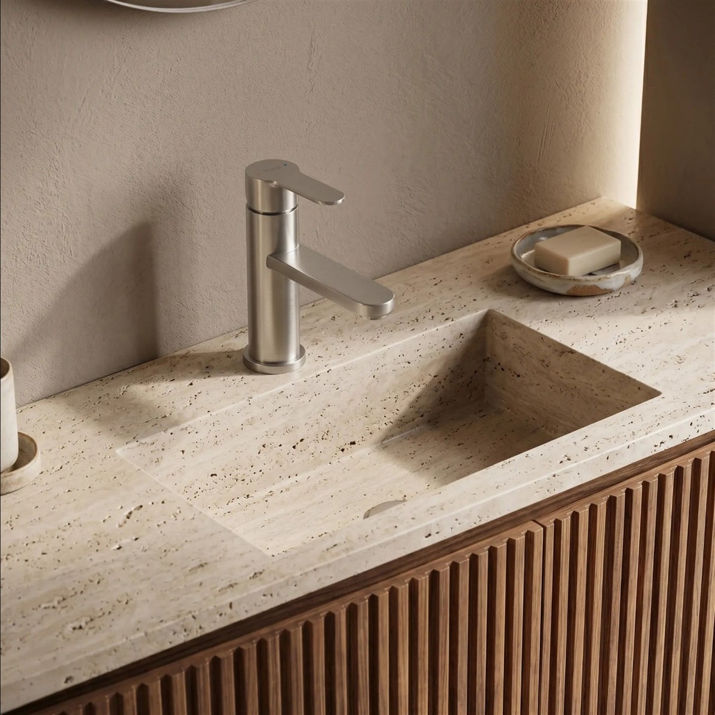 Waschtischarmatur Arcos – Chrom Matt Low