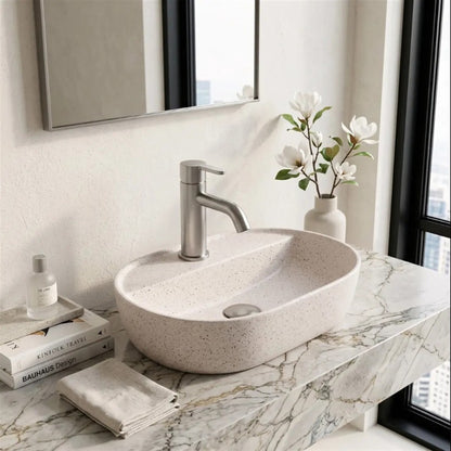 Aufsatzwaschbecken Aura 42 Sandy 42 × 30 cm – Beige