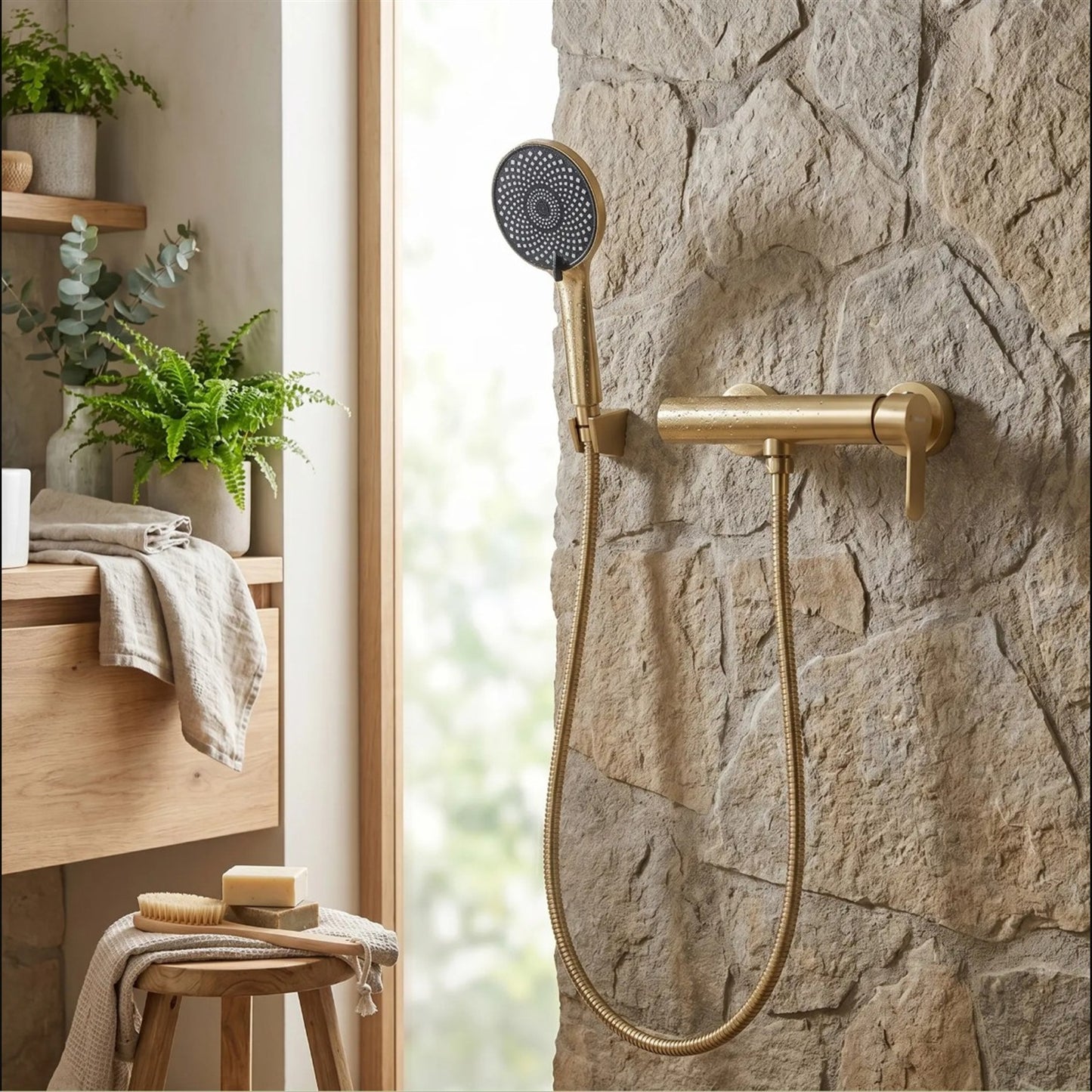 Duscharmatur Arcos – Gold Matt