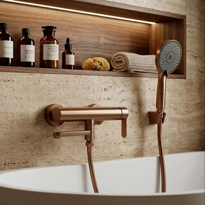 Wannenarmatur Arcos – Brushed Copper draftr erm e