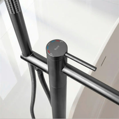 Badewannenarmatur Clif Titan freistehend mit Handbrause