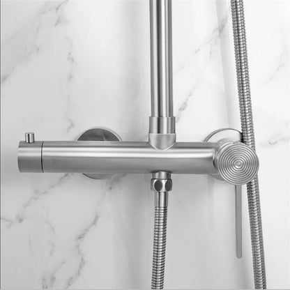 Duschgarnitur Foster Höhenverstellbar – Chrom Matt