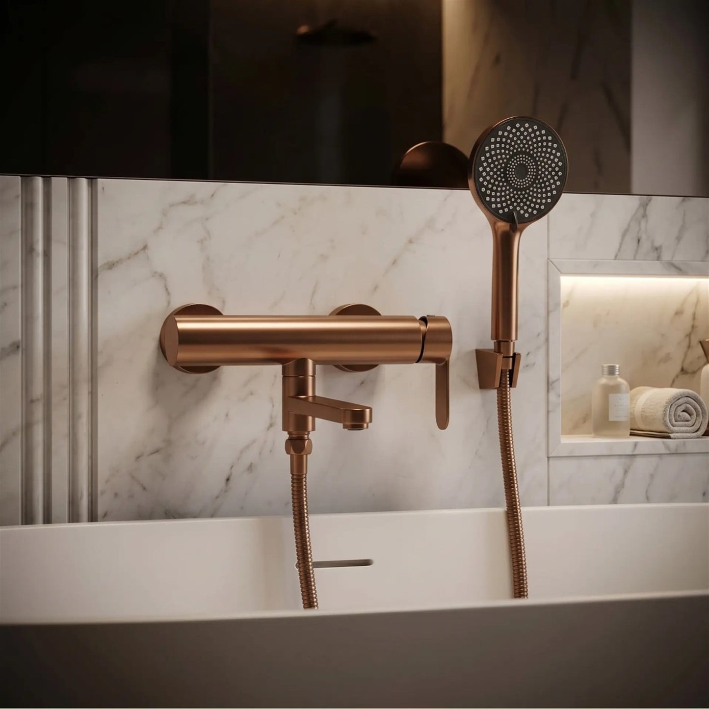 Duscharmatur Arcos –  Copper Matt