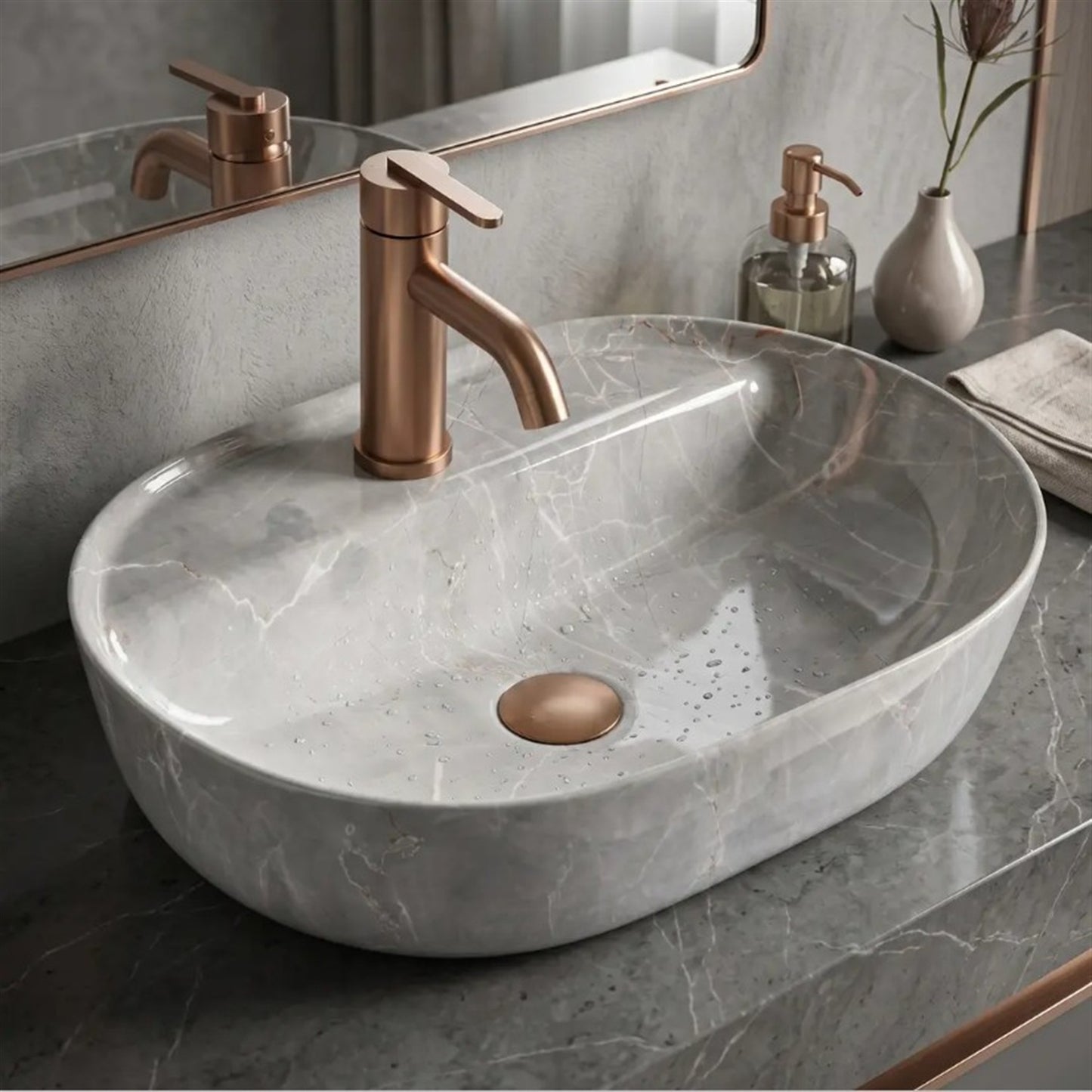 Aufsatzwaschbecken Aura 51 50,5 × 38,5 cm – Kashmir