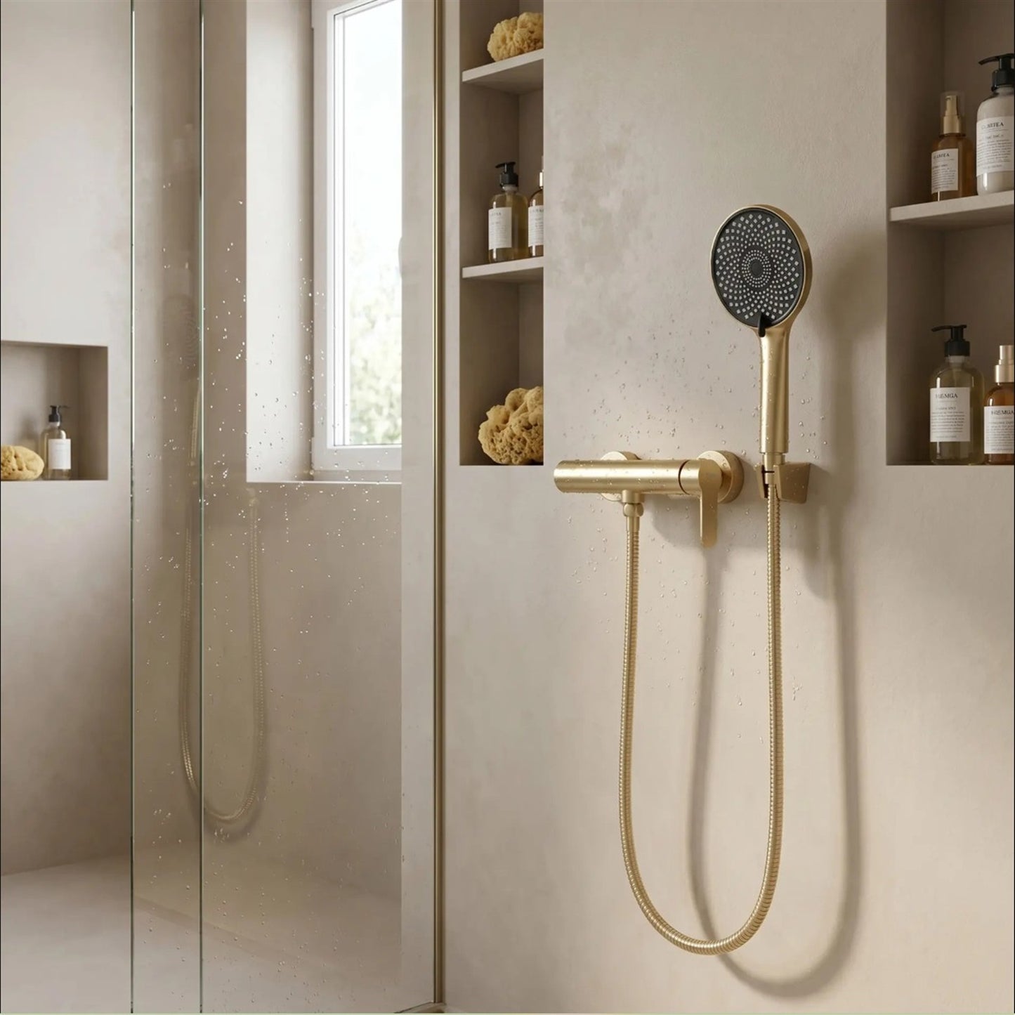 Duscharmatur Arcos – Gold Matt