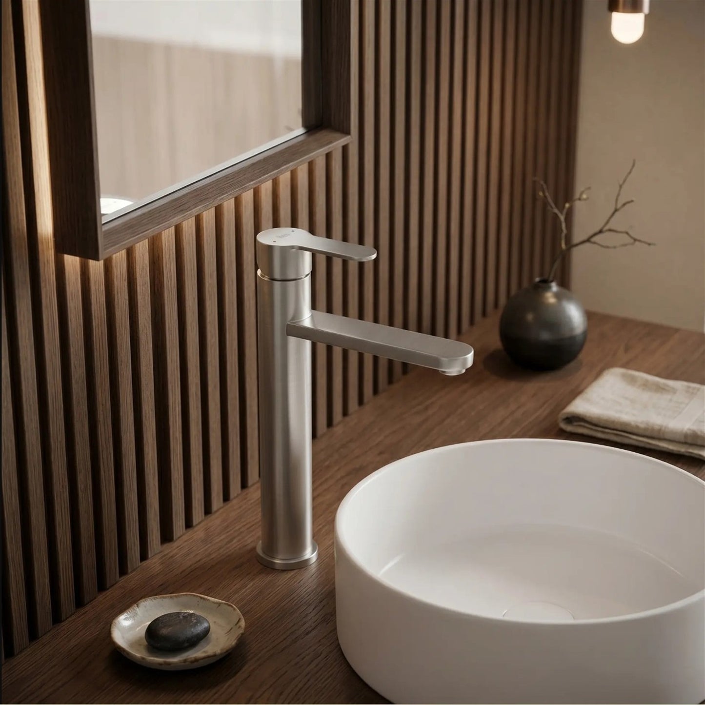 Waschtischarmatur Arcos – Chrom Matt High