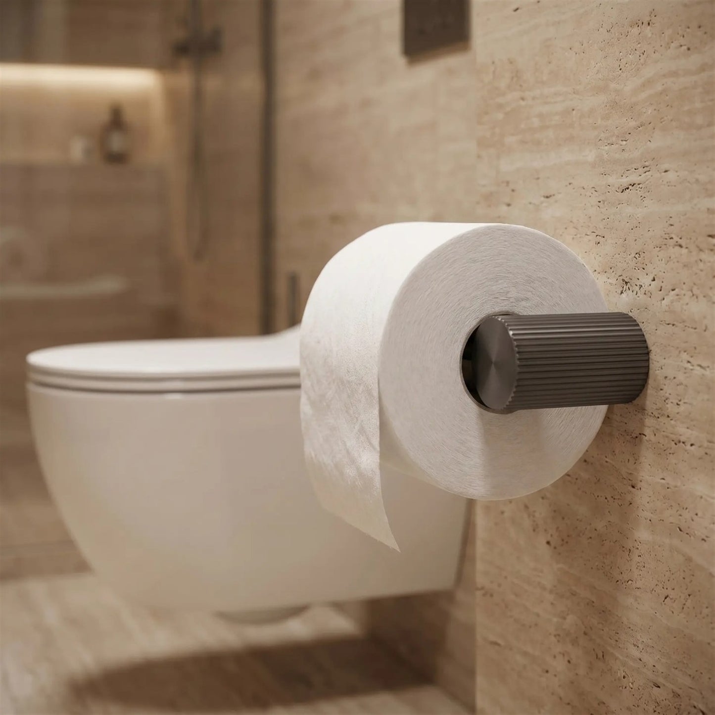 Toilettenpapierhalter Solo – Titan
