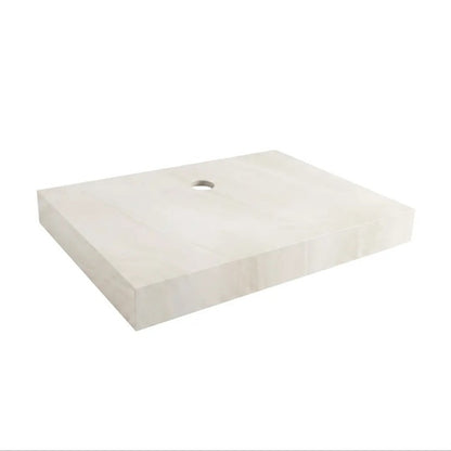 Wandwaschbecken Apollo Grand Cloud Sky 70 mit Ablage 70 × 50 cm – Steinoptik