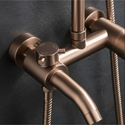 Duschset Luis – Kupfer Matt