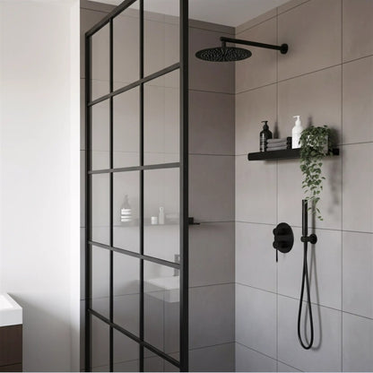 Badezimmerregal SF03 60 cm – Schwarz Matt