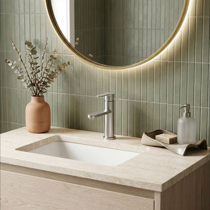 Waschtischarmatur Arcos – Chrom Matt Low