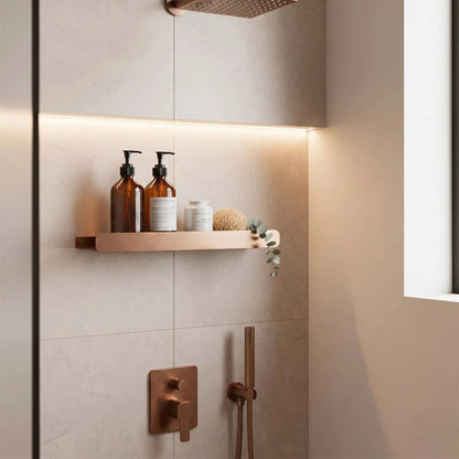 Badezimmerregal SF03 45 cm – Kupfer Matt