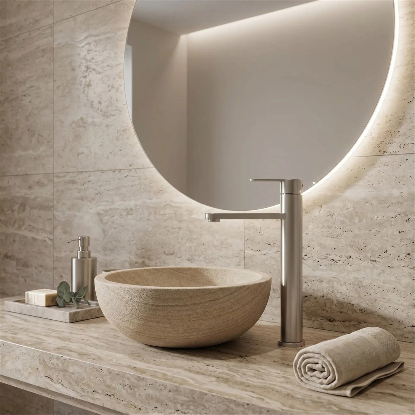 Waschtischarmatur Arcos – Chrom Matt High