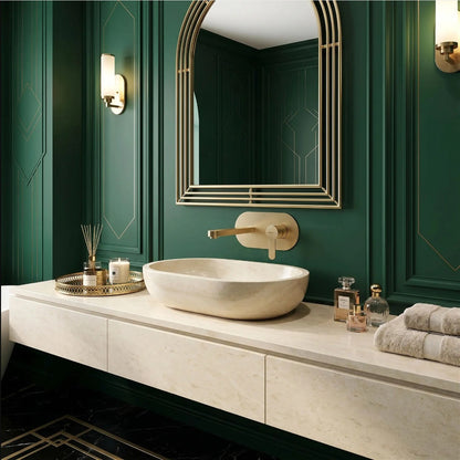 Unterputz Waschtischarmatur Arcos – Gold Matt