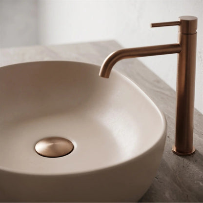 Aufsatzwaschbecken Lisa – Mocca Matt 49 × 35 cm