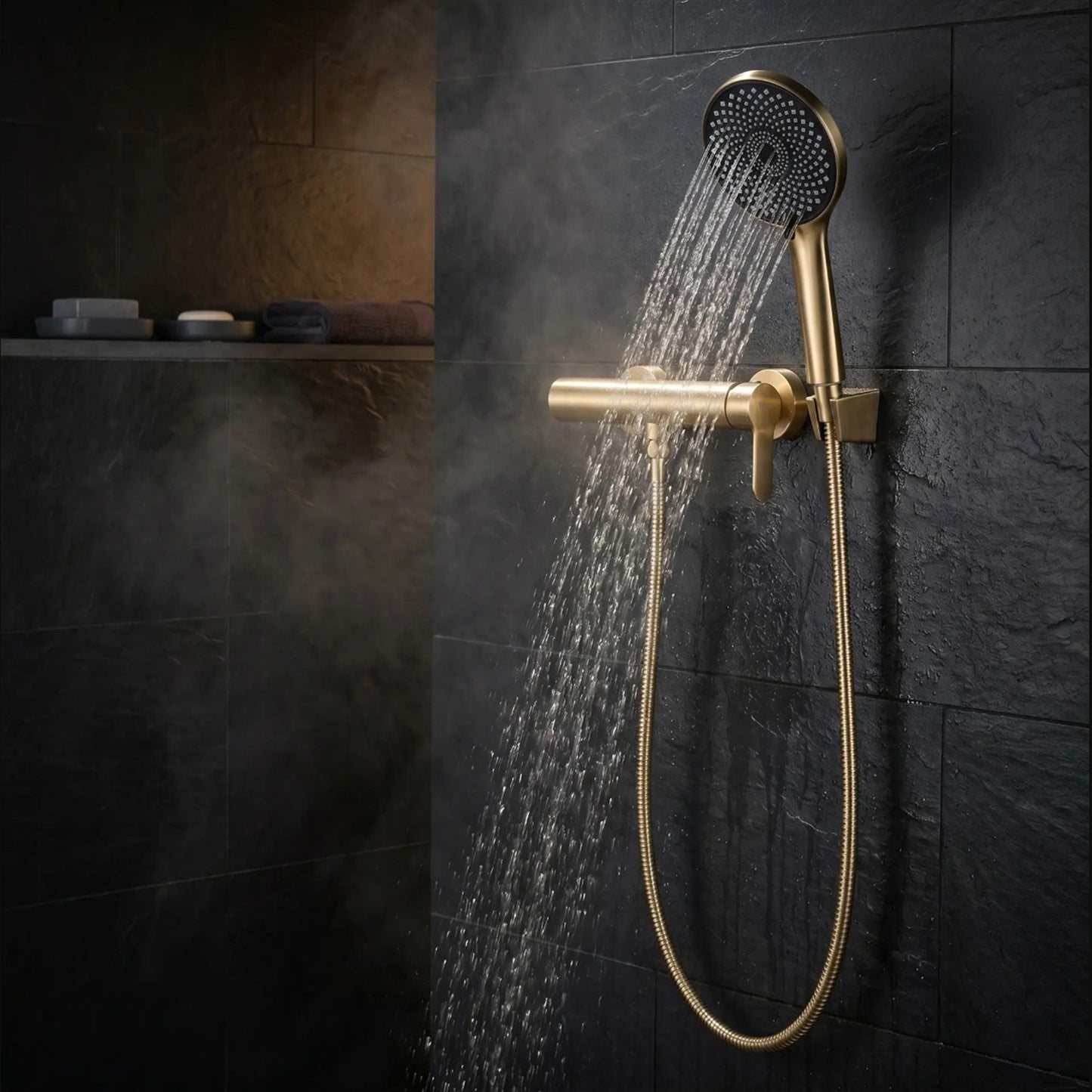 Duscharmatur Arcos – Gold Matt