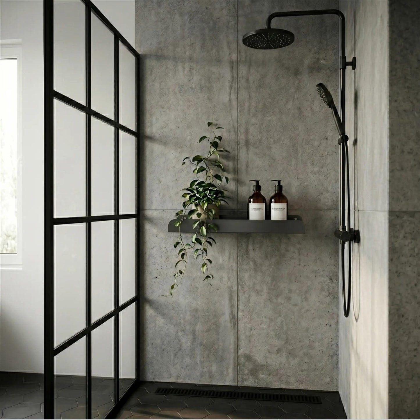 Badezimmerregal SF03 45 cm – Titan