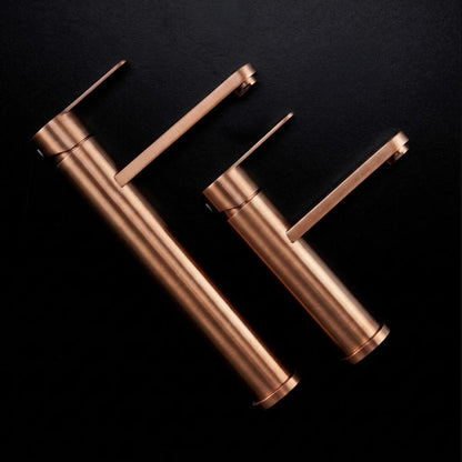 Waschtischarmatur Arcos – Kupfer Matt High