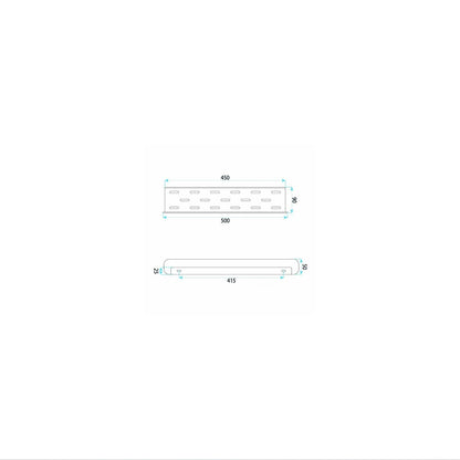 Badezimmerregal SF03 45 cm – Kupfer Matt