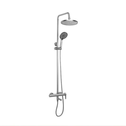 Duschsystem Arcos mit Wannenauslauf – Chrom Matt
