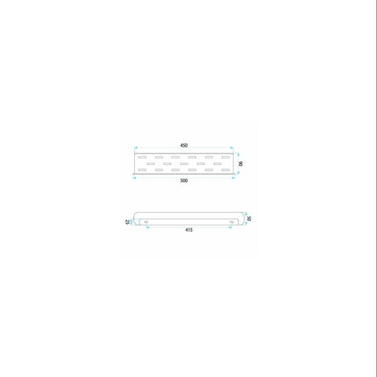 Badezimmerregal SF03 45 cm – Titan