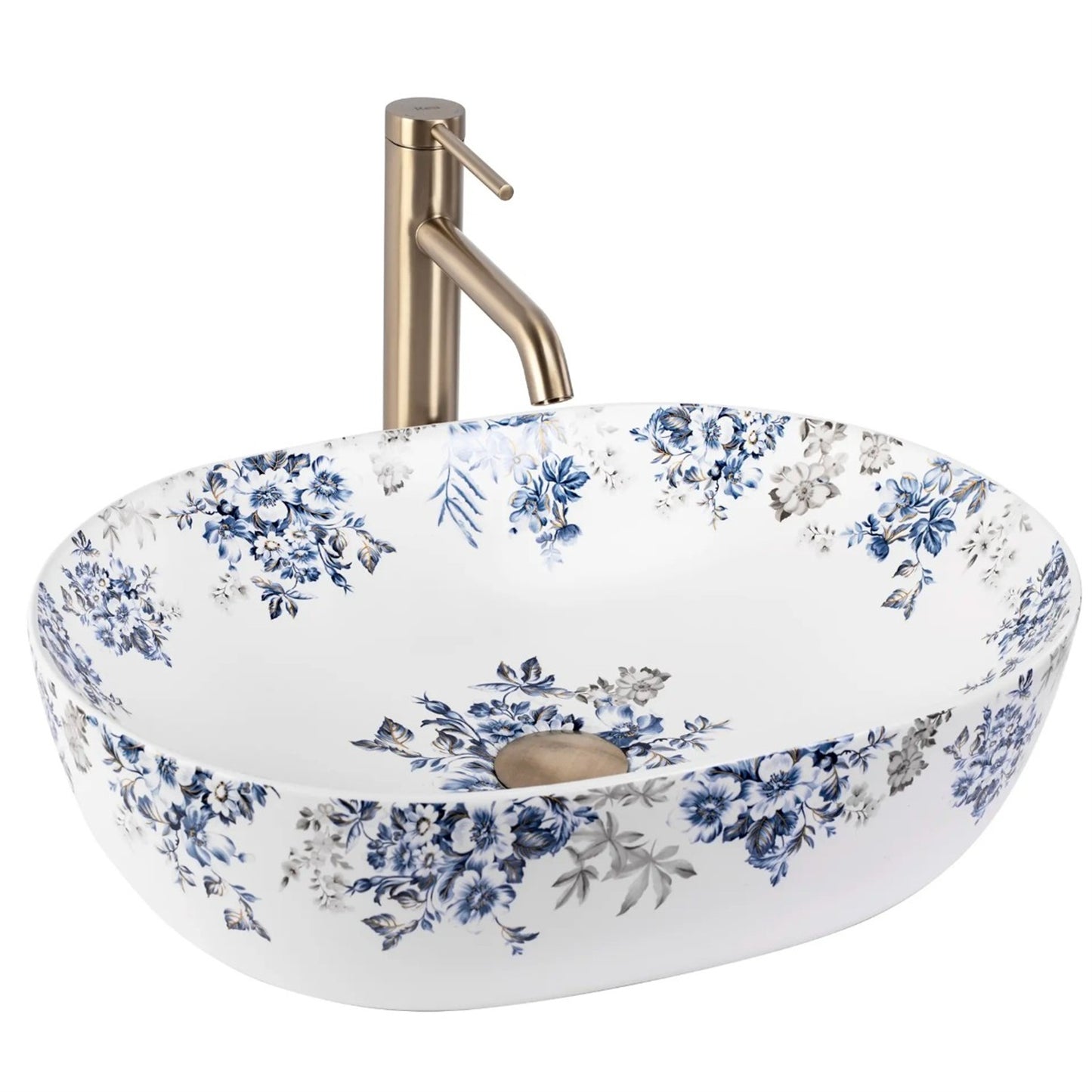 Aufsatzwaschbecken Veronica 485×350 mm – Matte Keramik