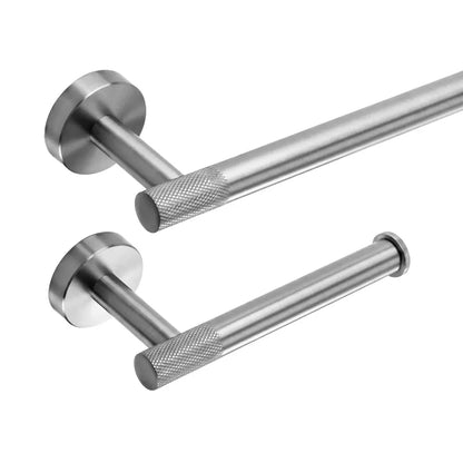 Accessoire-Set GRID Chrom Matt 4 teilig