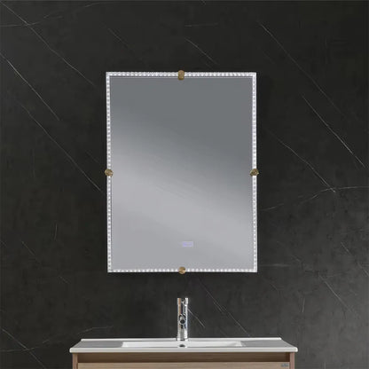 Rechteckiger Spiegel mit edlem Rahmen – 60 x 80 cm