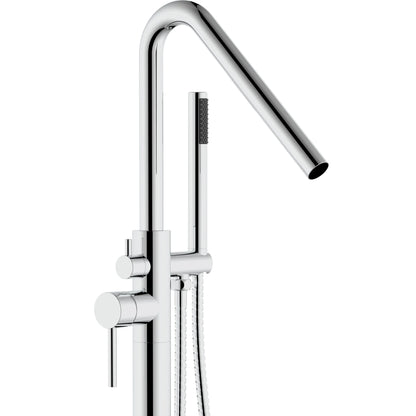 Badewannenarmatur Aras Chrom Matt (Standarmatur)