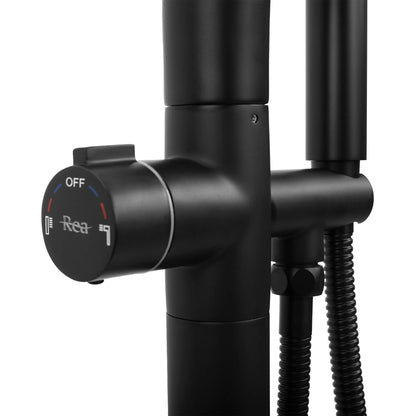 Badewannenarmatur Clark Black (Standarmatur)