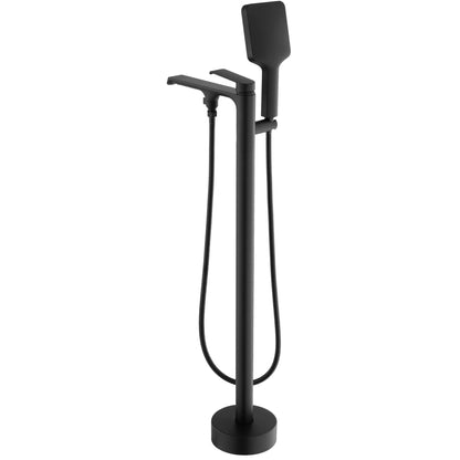 Badewannenarmatur Hasse Schwarz Matt (Standarmatur)