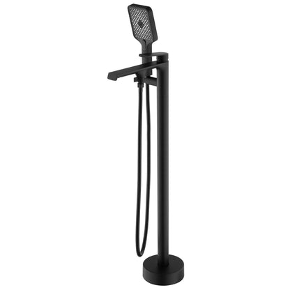 Badewannenarmatur Hasse Schwarz Matt (Standarmatur)