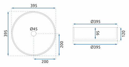 Standwaschbecken Ingrid Grey