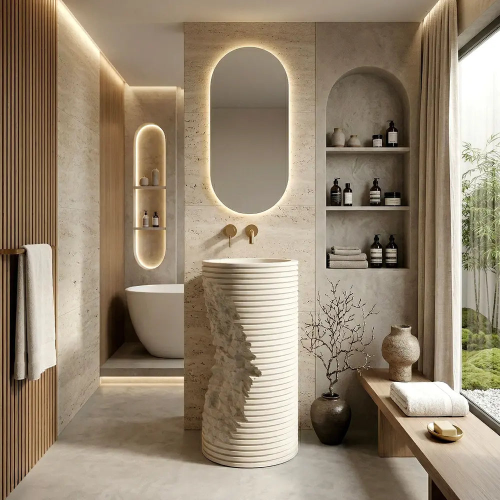 Standwaschbecken Travena Round