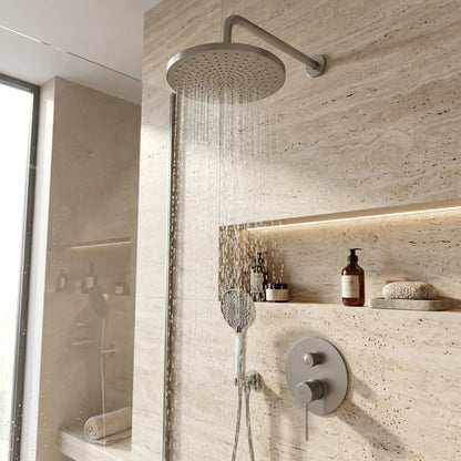 Dusche Unterputz Lungo Stripe Chrom Matt