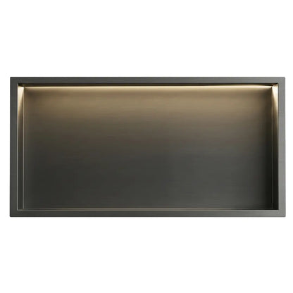 Unterputzregal mit LED Titan 30x60cm