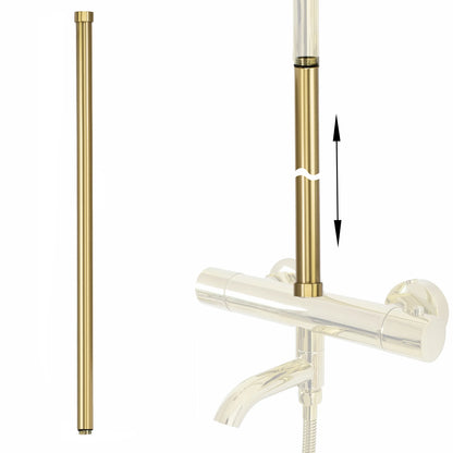 Verlängerung für Dusche 50cm Gold Matt